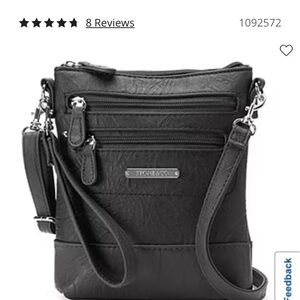 Stone & Co. Black Crossbody Organizer Bag